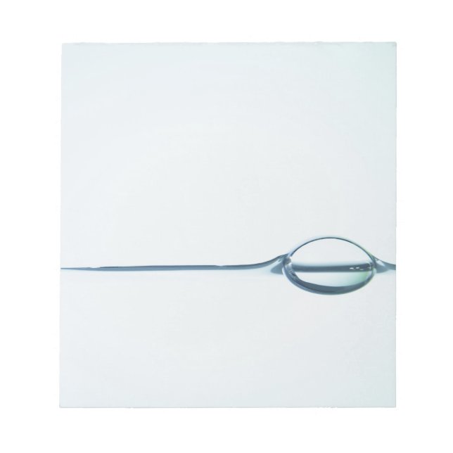 Bubblor på Vatten Yta Anteckningsblock (Framsida)