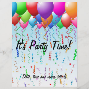 Bubblor Party Reklamblad