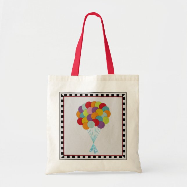 Bubblor Tote Bag Tygkasse (Framsidan)