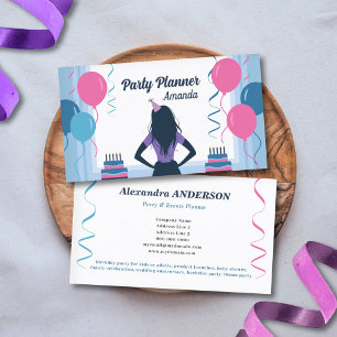 Bubblor & tuggar - Party-planerare Visitkort