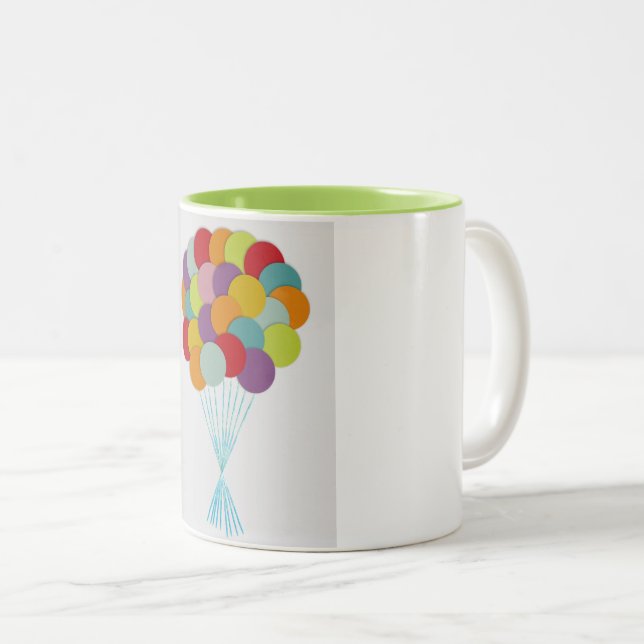 Bubblor Två-Tonad Mugg (Framsida höger)