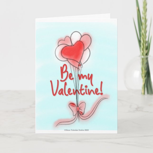 Bubblor Valentindagskort Kort (Framsida)