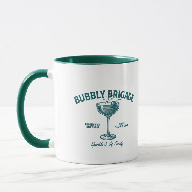 Bubbly Brigade Glitter & Sipp Sällskap Mugg (Vänster)