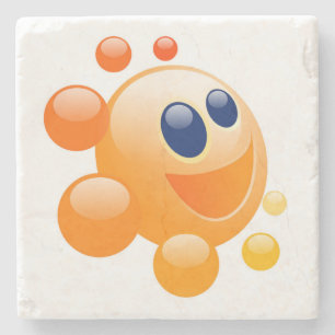 BUBBLY SOL UNDERLÄGG STEN