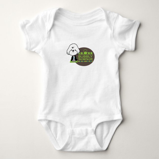 Bubblys te party tee (Framsida)