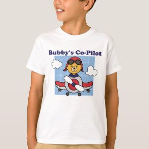 Bubby's Little Co-Pilot - Cute Aircraft T Shirt