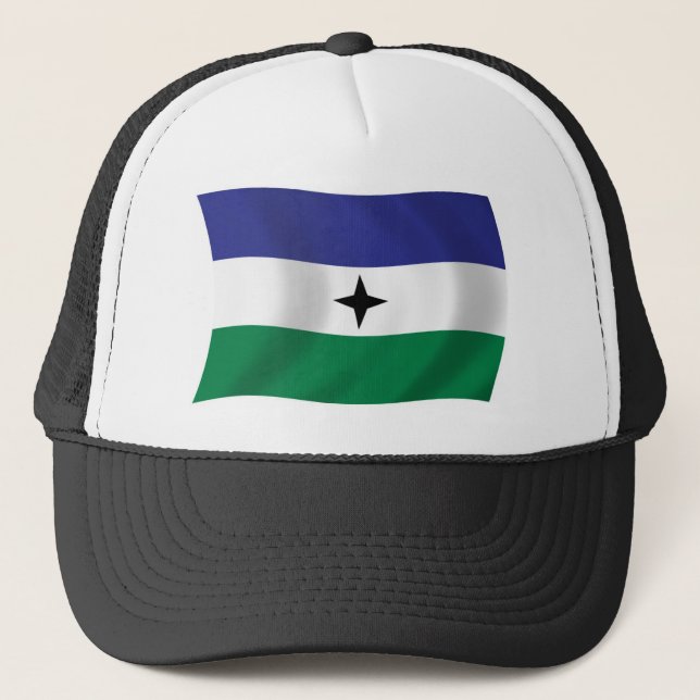 Bubi Nationalist Flagg Hatt Truckerkeps (Framsida)