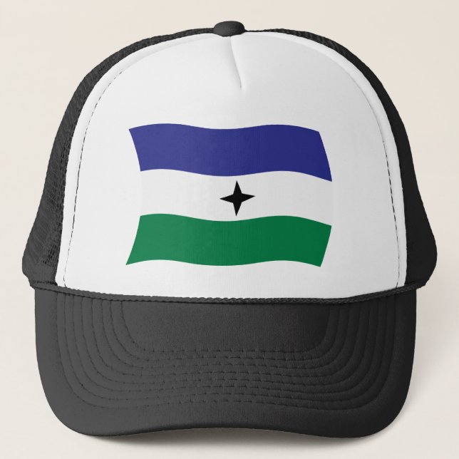 Bubi Nationalist Flagg Hatt Truckerkeps (Framsida)