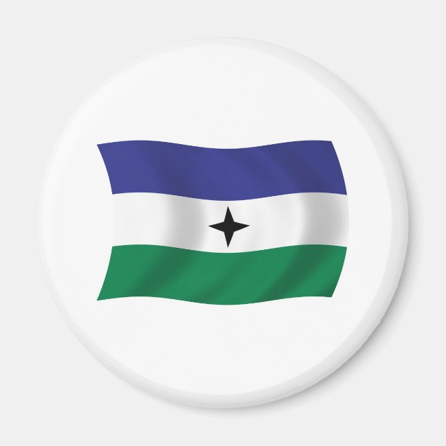 Bubi Nationalist Flagga Magnet (Framsidan)