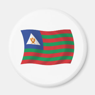 Bubi-stammens flaggmagnet magnet