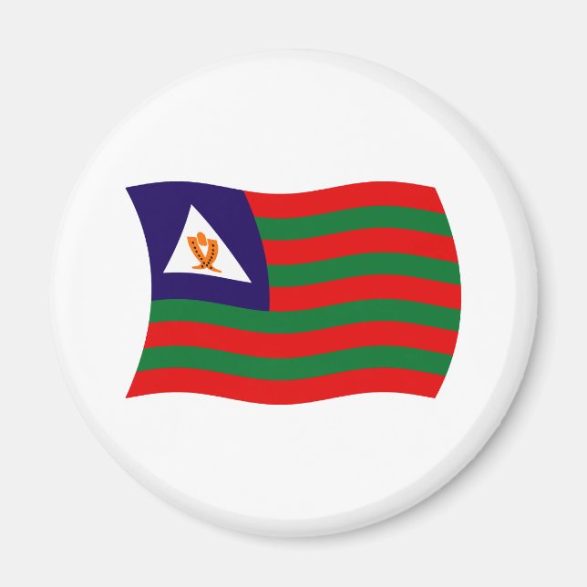 Bubi-stammens flaggmagnet magnet (Framsidan)