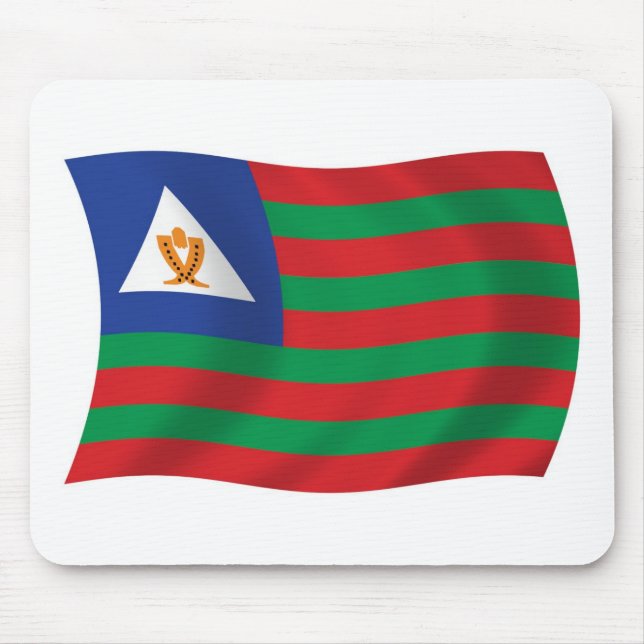 Bubi Tribal Flagga Mousepad Musmatta (Framsidan)