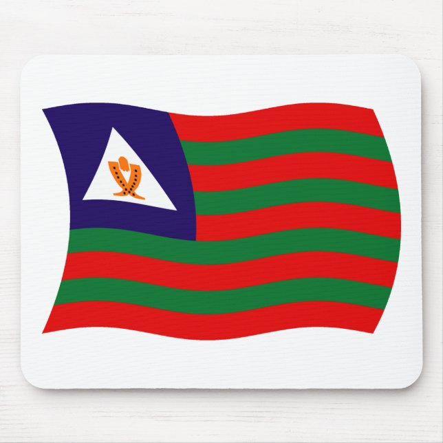 Bubi Tribal Flagga Mousepad Musmatta (Framsidan)