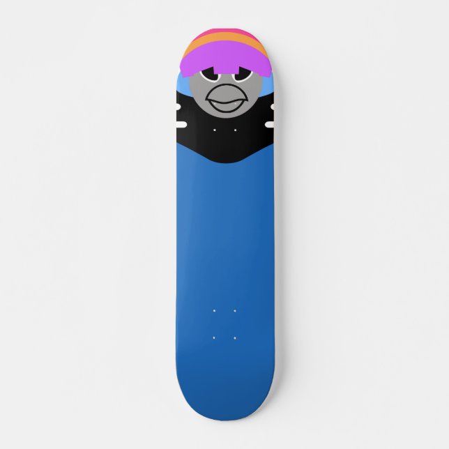 Bubla-Chan Clupkitz SamuraiGeisha Skateboard Bräda 19,5 Cm (Framsida)