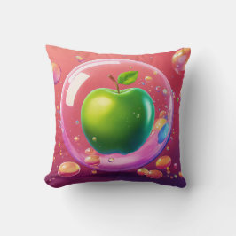 Bubly Apple Dreams Art Design Polyester Thrid Kudde