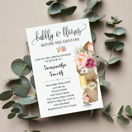 Bubly & Blooms Innan jag gör Möhippa-inbjudan Inbjudningar