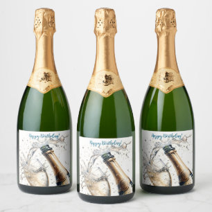 BubLY champagne Grattis på födelsedagen