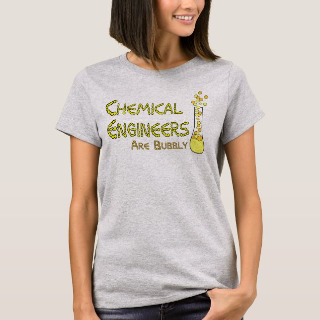 Bubly Chemical Ingenjör T Shirt (Framsida)