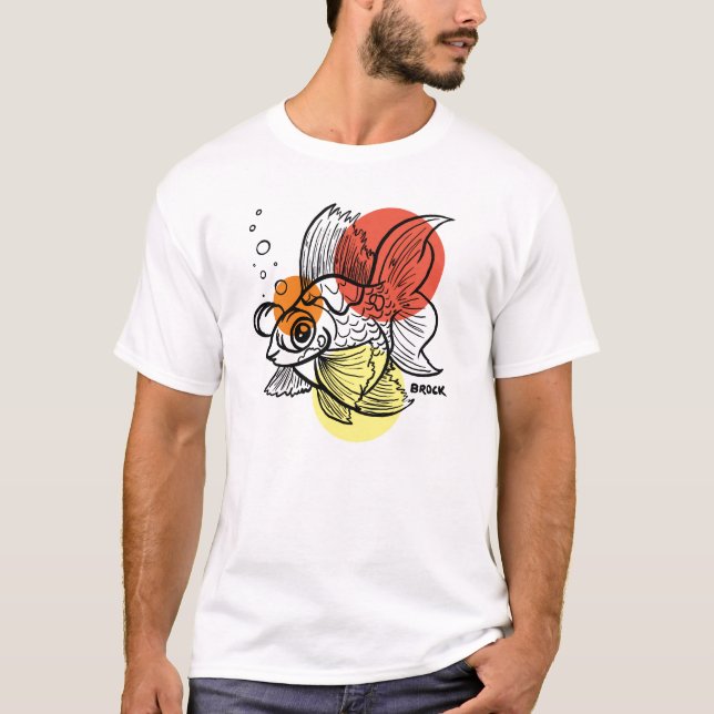Bubly Eyed Goldfish T Shirt (Framsida)