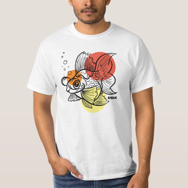 Bubly Eyed Goldfish T Shirt (Framsida)
