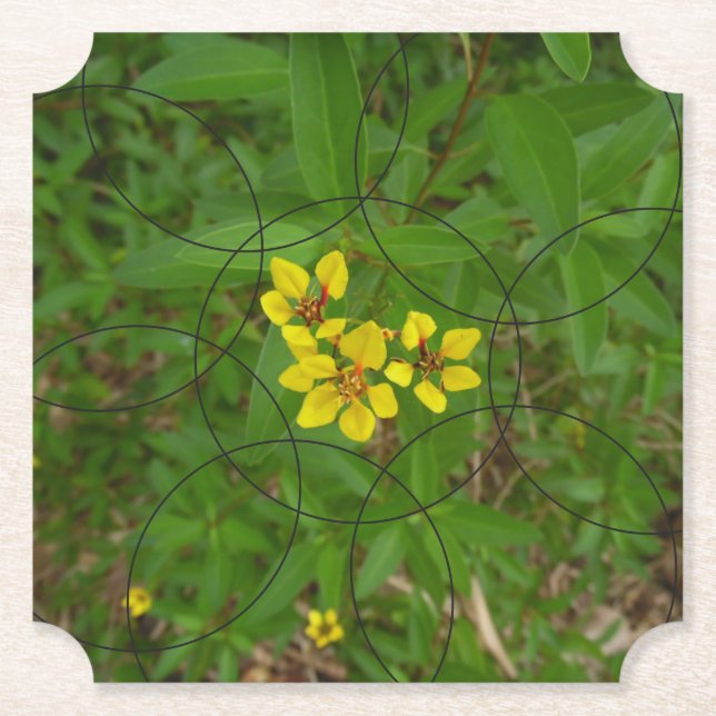 Bubly Flowers Underlägg Papper (Framsida)