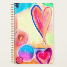 Bubly Heart Planner - Anpassade