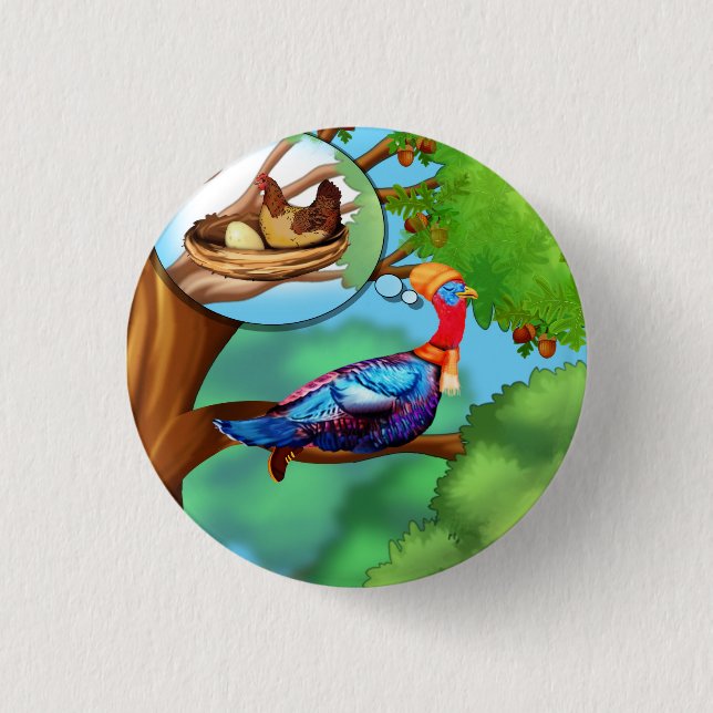 Bubly Jock Jack Small Button-#Knowown-worth Knapp (Framsida)