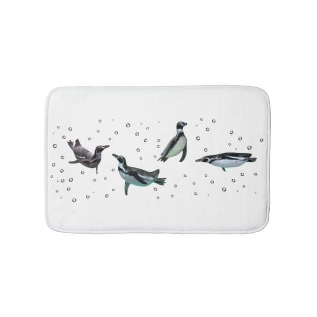 Bubly Penguins Bath Mat Badrumsmatta (Framsidan)