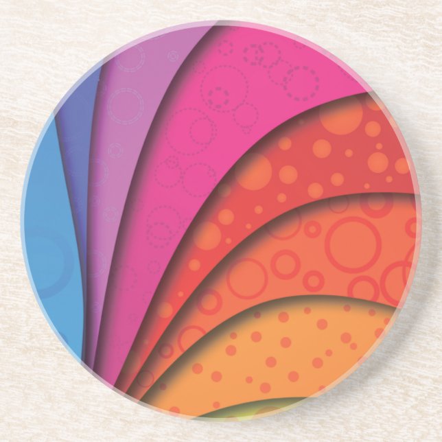 Bubly Rainbow Underlägg (Framsidan)