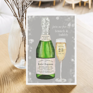 Bubly Toast Bubbelvisning och Bubbelvisning - in Inbjudningar