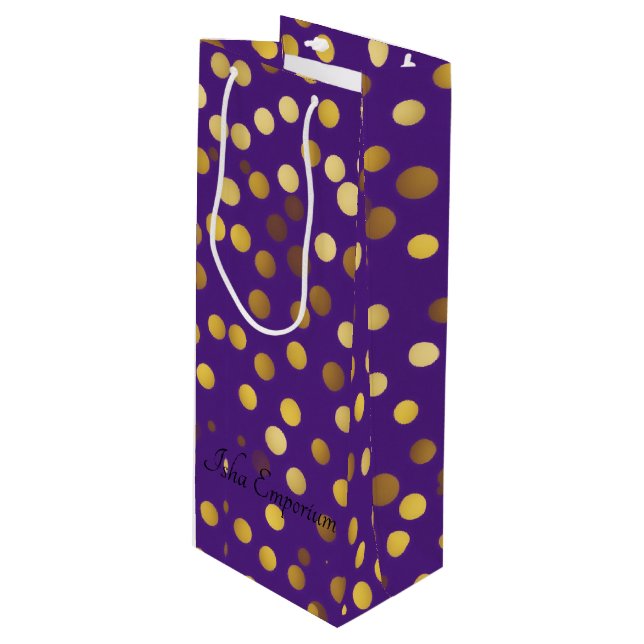 Bubly Vin Gift Bag (Framsidan Vinklad)