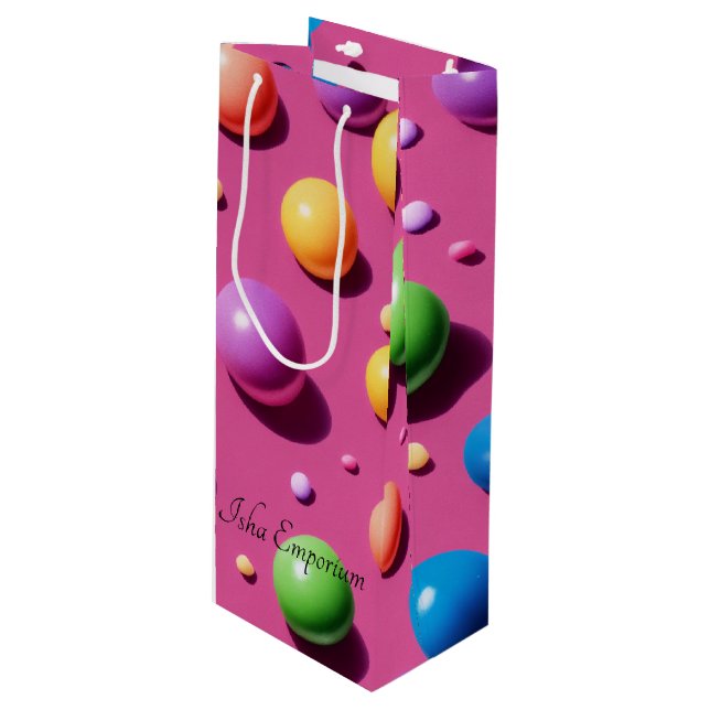 Bubly Vin Gift Bag (Framsidan Vinklad)