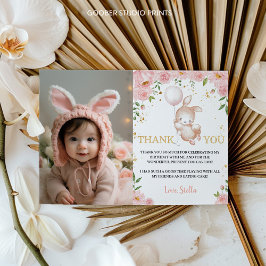 Bubny Blommigt Balloon Birthday Photo - tackkort Tack Kort