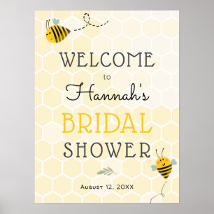 Bubridal Shower Välkomstskylt Poster