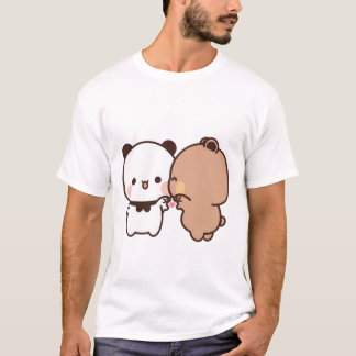 bubu dudu kärlek t-kort t shirt