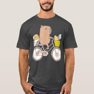 Bubu Guinea Gris Biking Funny Animal T Shirt