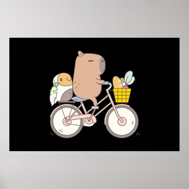Bubu Guinea Gris Biking Poster (Framsidan)