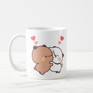 Bubu och Dudu, Panda och Brownie Bear Couple Kaffemugg