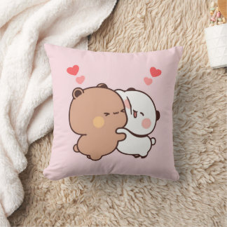 Bubu och Dudu, Panda och Brownie Bear Couple Kudde