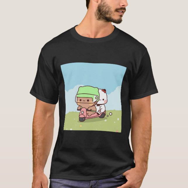 Bubu och Dudu Riding i parken,  T Shirt (Framsida)