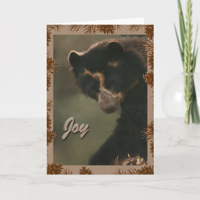 Bubu önskar glädje till alla! helgkort (Framsida)