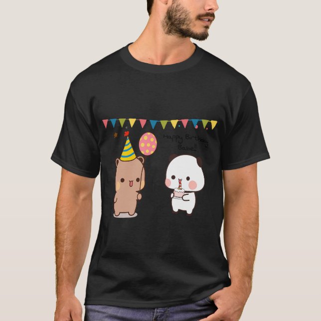 Bubu Panda Firar Dudu Bearâ€™S Birthday â T Shirt (Framsida)