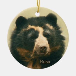 Bubu porträtt julgransprydnad keramik