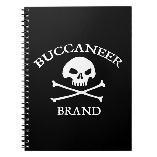 Buccaneer Brand Anteckningsbok Med Spiral (Framsidan)