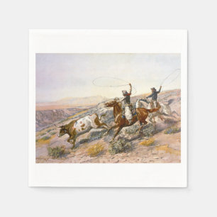 Buccaroos 1902 Charles Marion Russell Pappersservett