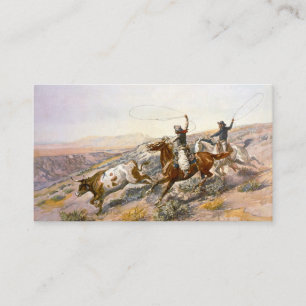 Buccaroos 1902 Charles Marion Russell Visitkort