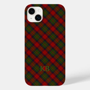 Buccleuch Officiell Tartan med monogram / namn