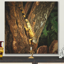 Bucerias Iguana 1069 Art. Canvastryck