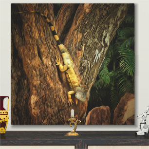 Bucerias Iguana 1069 Art. Canvastryck