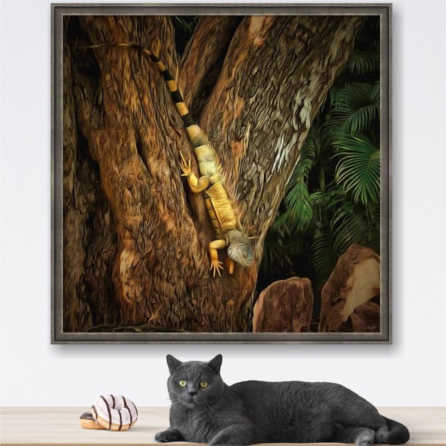 Bucerias Iguana 1069 Art Print Poster (Skapare uppladdad)